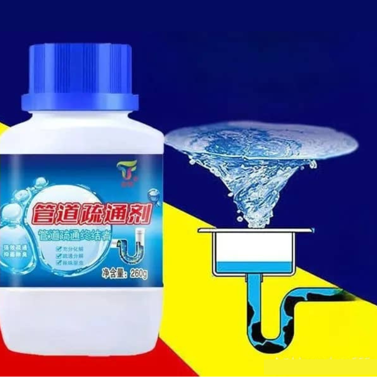 Poudre magique-Débouchage de toilettes et d'éviers de cuisine